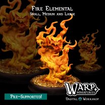 Фигурка Fire Elemental (Unpainted)