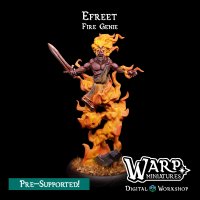 Фигурка Efreet - Fire Genie (Unpainted)