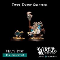 Фигурка Dark Dwarf Sorceror (Unpainted)