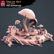 Фигурка Druid Set - Mushrooms (Unpainted)