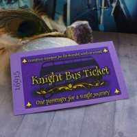 Книжная закладка Harry Potter - Knight Bus Ticket