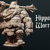 Фигурка Hippofolk Warrior (Unpainted)
