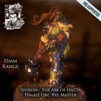 Фигурка Shyron - The Axe of Hacta (Unpainted)