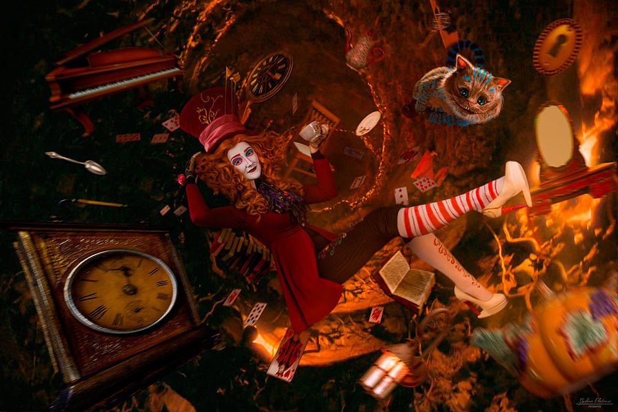 Russian Cosplay: Mad Hattress (Alice in Wonderland series)