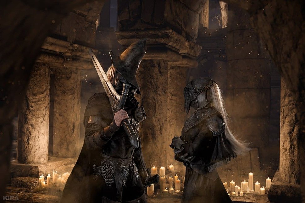 Russian Cosplay: Yuria of Londor & Ashen One (Dark Souls 3)