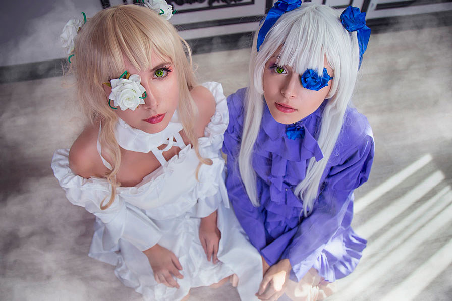 Russian Cosplay: Kirakishou, Shinku, Suigintou, Barasuishou (Rozen Maiden)