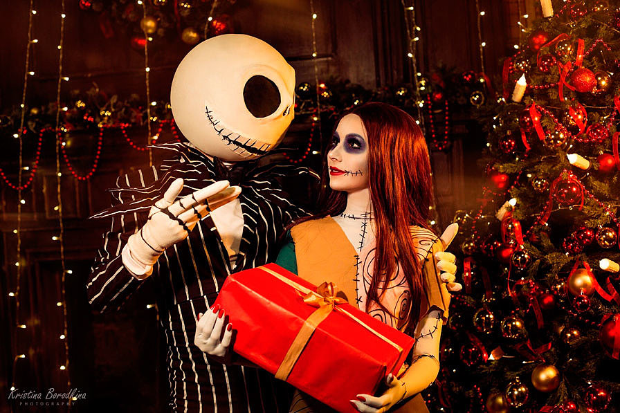 Russian Cosplay: Jack, Sally (The Nightmare Before Christmas)