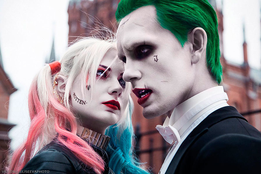 Russian Cosplay: Harley Quinn, Joker (Suicide Squad)