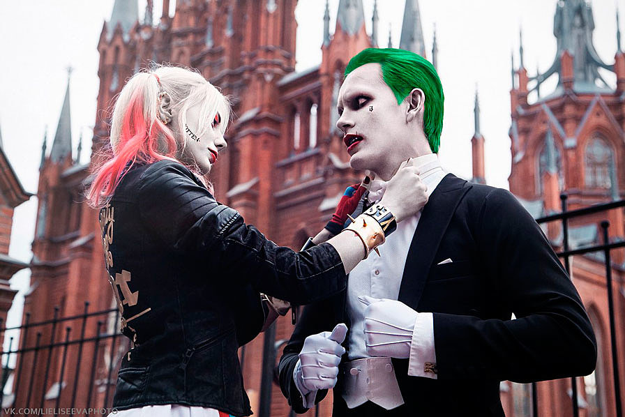 Russian Cosplay: Harley Quinn, Joker (Suicide Squad)