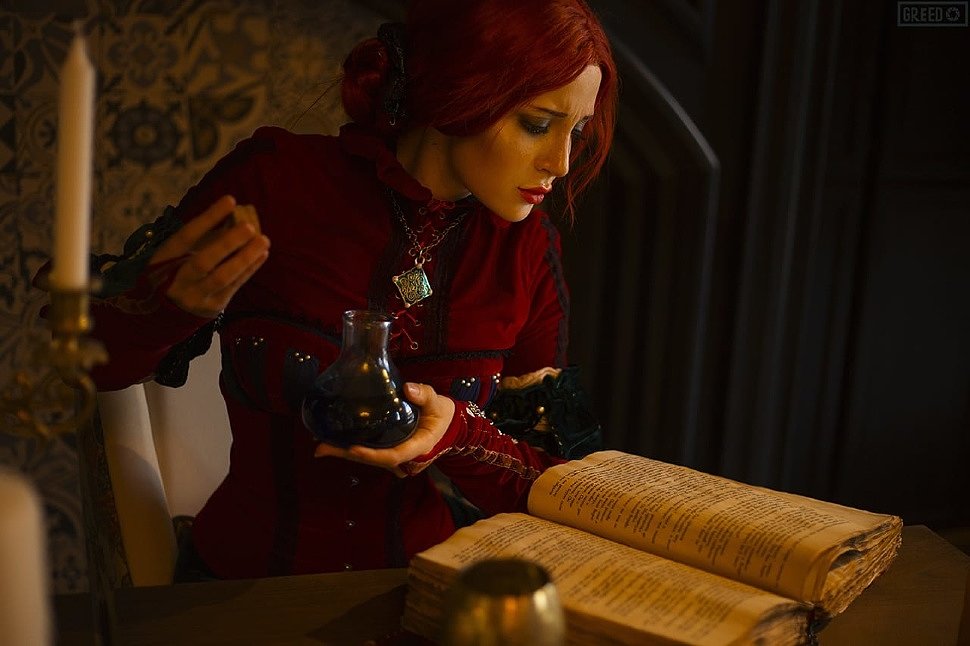 Russian Cosplay: Triss (The Witcher, book)