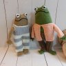 Мягкие вязаные игрушки Frog and Toad (2шт)