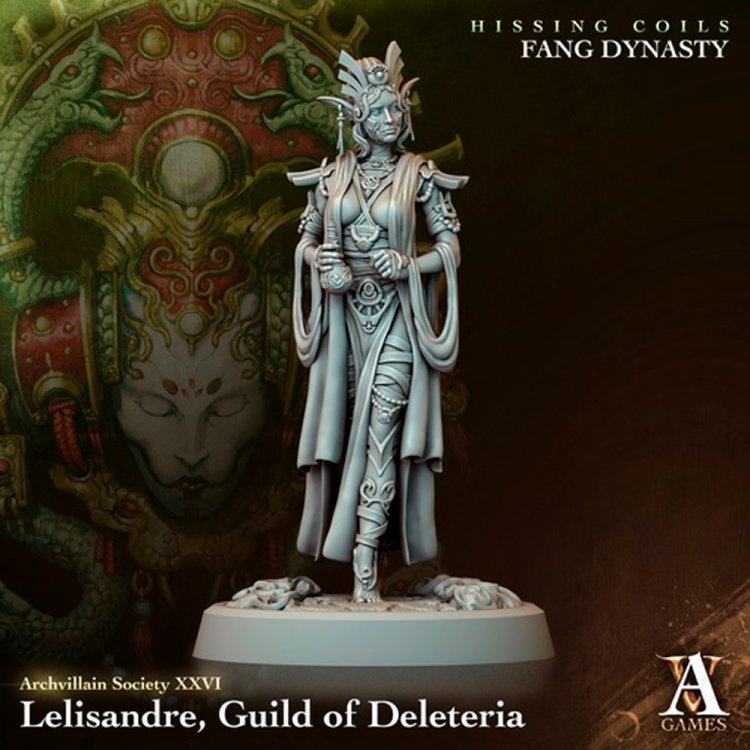 Фигурка Dark Elf Lelisandra from the Poisoners Guild (Unpainted)