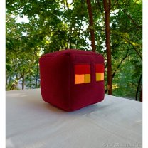 Мягкая игрушка Minecraft - Lava Cube (Maroon)