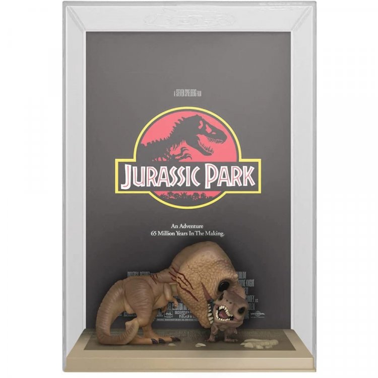 Фигурка POP Movie Poster: Jurassic Park - Tyrannosaurus Rex and Velociraptor