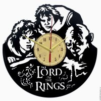 Часы настенные из винила The Lord of the Rings V.5 [Handmade]