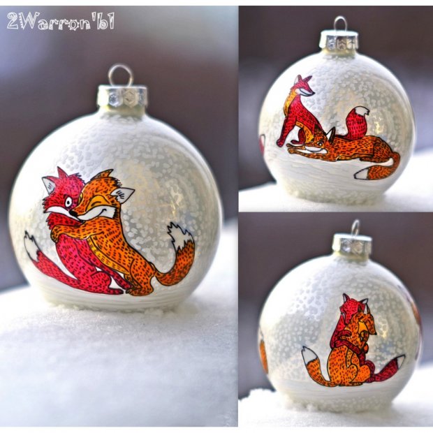 Ёлочный шар Merry Foxes