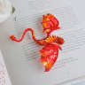 Брошь Orange Dragon