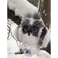 Мягкая игрушка White Owlet (25 см)