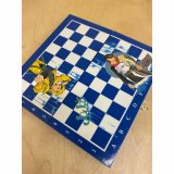 Обиходные Шахматы JoJo’s Bizarre Adventure V.2 (Blue) [Handmade]