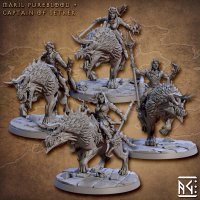 Фигурка Maril Pureblood - Captain of Setrek (Unpainted)