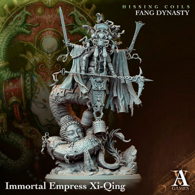 Фигурка Immortal Empress Xi-Qing, the Lady of Snakes (Unpainted)
