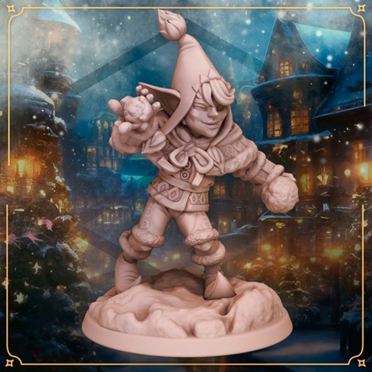 Фигурка Goblin Alk is a Snowball Thrower (Unpainted)