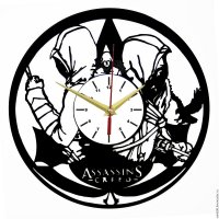 Часы настенные из винила Assassin’s Creed [Handmade]