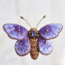 Брошь Lilac Butterfly