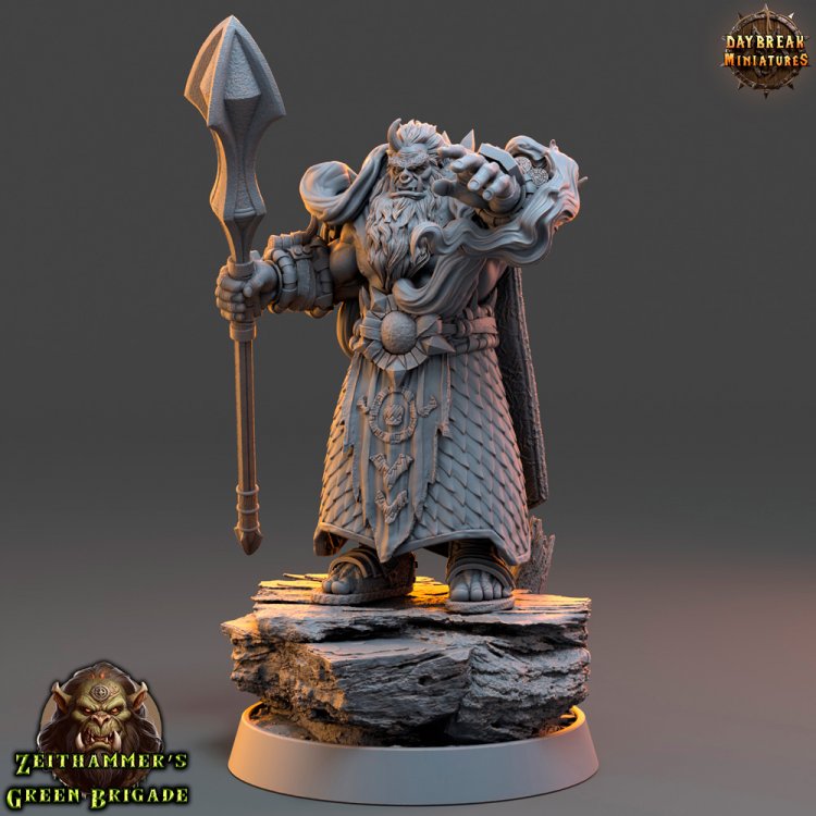 Фигурка Bodraz the Lord of the Void, Orc Sorcerer (Unpainted)