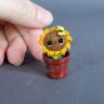 Мягкая игрушка Sunflower In Pot And Ladybug