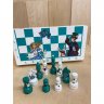 Турнирные Шахматы Alice In Wonderland (Blue) [Handmade]