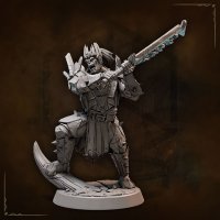 Фигурка Orgag the Brave, orc warrior (Unpainted)