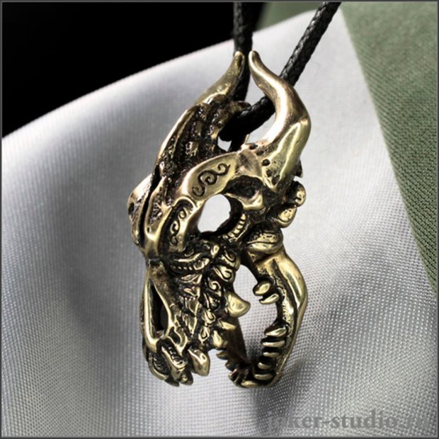 Кулон Dragon Skull