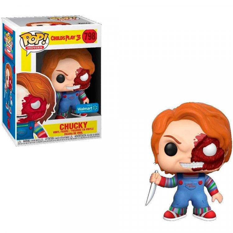 Фигурка POP Movies: Child's Play 3 - Chucky Half Face (Walmart Exclusive)