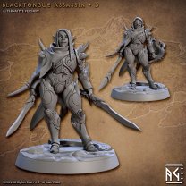 Фигурка Blacktongue Assassin 03 (Unpainted)