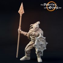 Фигурка Orc with spear and shield (Unpainted)