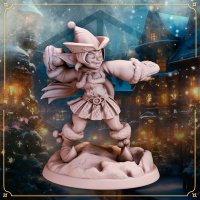 Фигурка Goblin Risbet, A Well-Aimed Snowball Thrower (Unpainted)