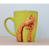 Кружка с декором Giraffes