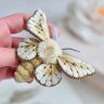 Брошь Silkworm