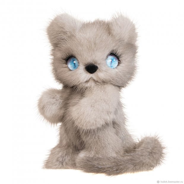 Мягкая игрушка Grey Cat (17 см)