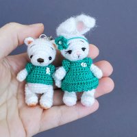 Набор брелков Pair Of Cute Pets (2 шт)