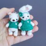 Набор брелков Pair Of Cute Pets (2 шт)