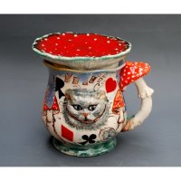 Кружка с блюдцем Alice In Wonderland - Cheshire Cat
