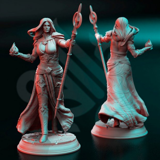 Фигурка Enchantress Harmara - Dancing with Blood (Unpainted)