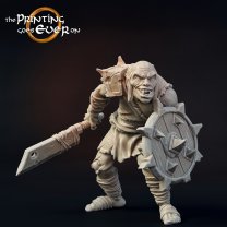 Фигурка Orc warrior with shield (Unpainted)
