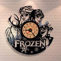 Часы настенные из винила Disney: Frozen [Handmade]