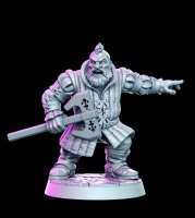 Фигурка Bori van Gilden, Dwarf warrior with an ax (Unpainted)