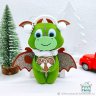 Мягкая игрушка Green Dragon with Cookies 02