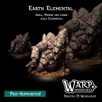 Фигурка Earth Elemental (Unpainted)