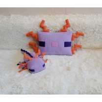 Плюшевый комплект Minecraft - Purple Axolotl